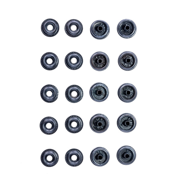 Van-X Metal Curtain Poppers – Set of 10 Snap Fasteners for Van-X Curtain Kits