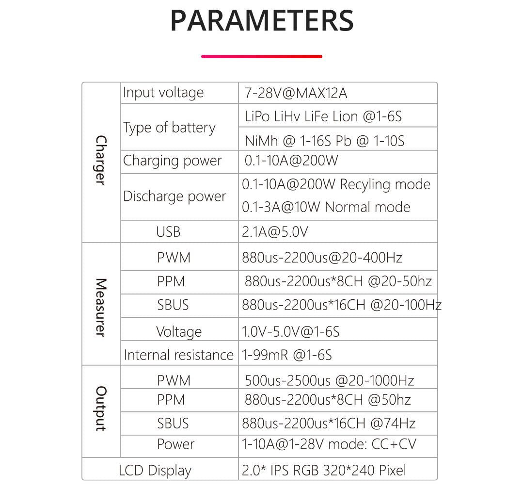 ToolkitRC M7 200W DC Multi Function Balance Charger XT60