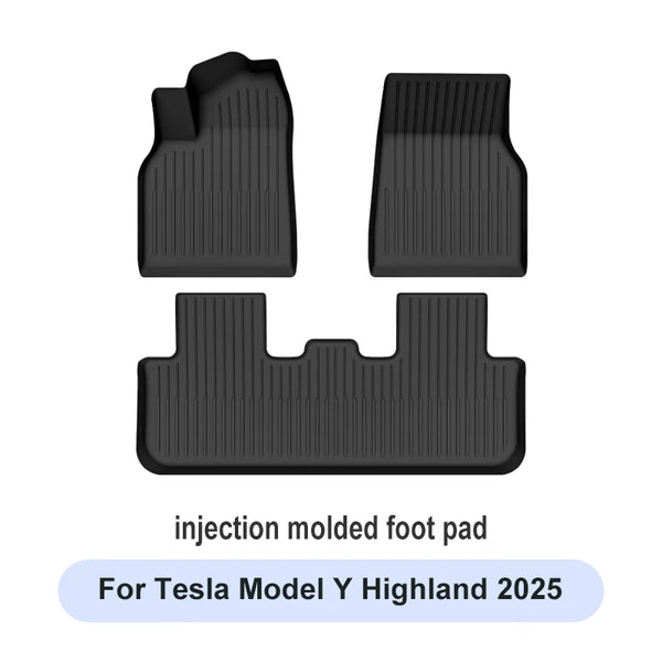 For Tesla Trunk Mat Model Y Model 3 high land Floor Mat 2021-2025 Luggage Mat TPE waterproof Anti-Slip Set Floor Liner Mat