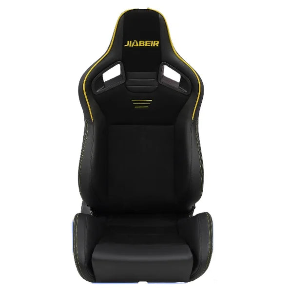 JiaBeir 1039RM Series Comfortable Universal Reclining Black PVC Carbon Look Leather Adjustable Racing Seats