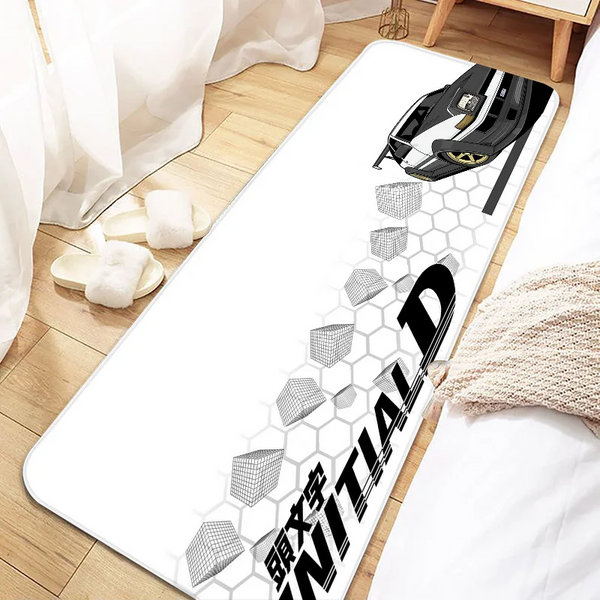 Drift Car JDM Initial D AE86 Door Mat Entrance Non-slip Doormat Washable Kitchen Carpet Living Room Hallway Rugs Bathroom Bath