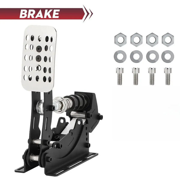 SimRuito Sim Racing Pedals Simulator Cockpit Metal material For PC 200KGLoad cell Driving Simulator ﻿