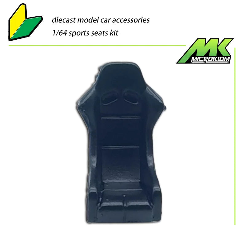1/64 Sports Seats for 1:64 Model Car Modified Parts Detail-up Kit  for Diecast Cars Vehicles Toy Hobby for Hotwheels Tomica