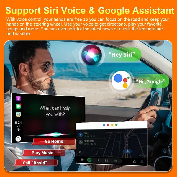 Wireless Apple CarPlay Android Auto Interface for Audi A1 2012-2018, with Mirror Link AirPlay Navigation Car Play Functions