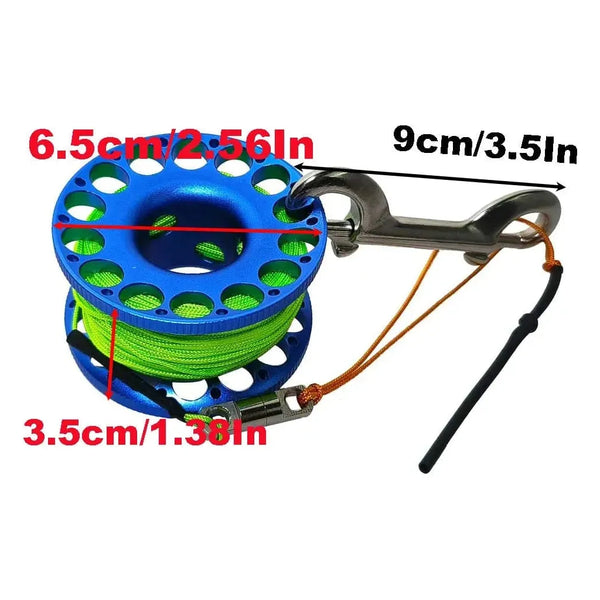 30M Aluminum Finger Spool