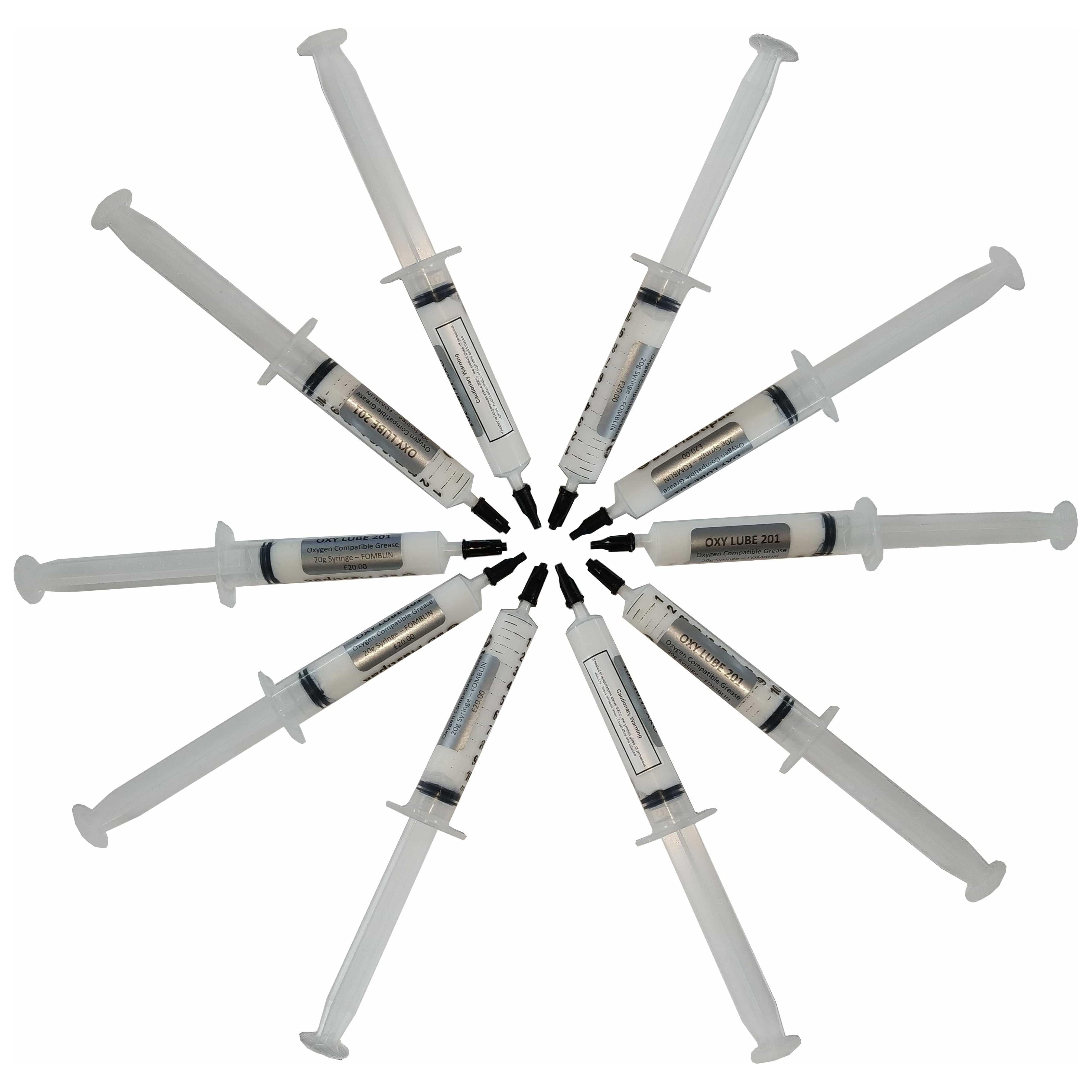 DC Marine - Oxy Lube 201 - OXYGEN COMPATIBLE GREASE - 20g Syringe