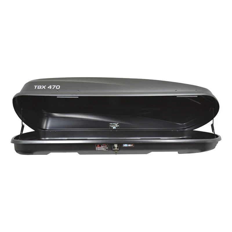 Twinny Load Vehicle Car Roof Box TBX 470 Litre Matt-Anthracite 189x78x38cm 75Kg max load U-Brackets