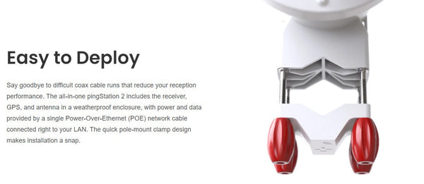 pingStation2 Networkable Weatherproof 978/1090ADS-B Receiver