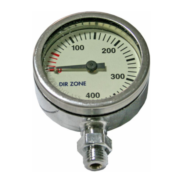 DIRZONE 52mm Naked Pressure Gauge - Chrome
