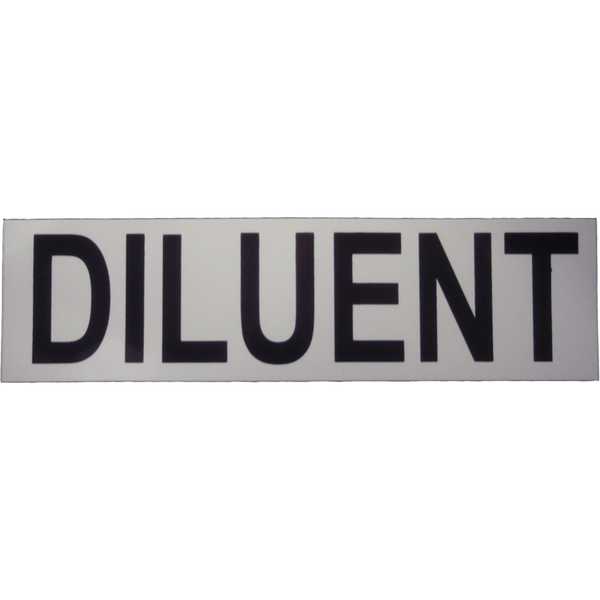 DIRZONE Sticker DILUENT (small 17x5 cm)