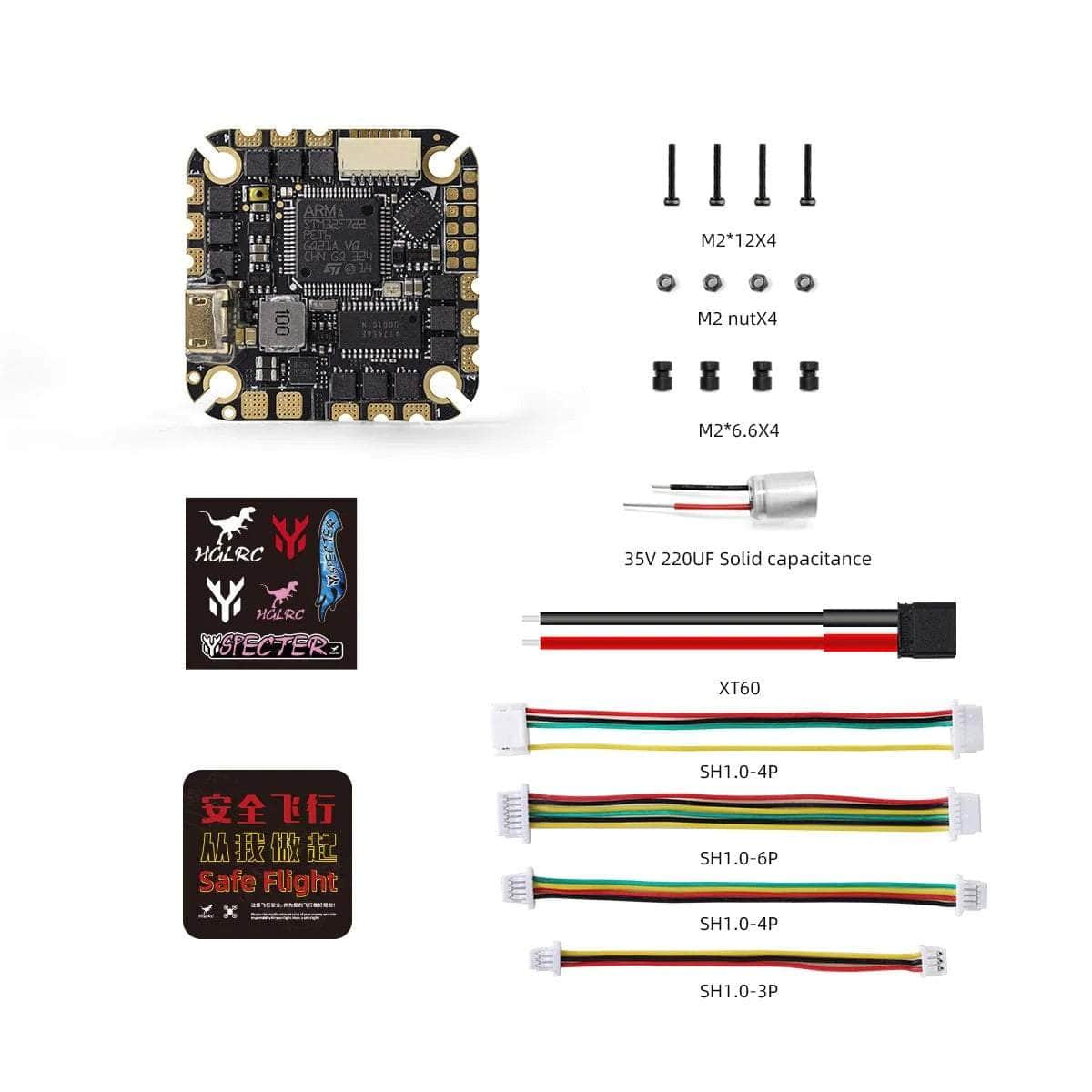 HGLRC Specter F722 40A AIO Flight Controller MPU6000