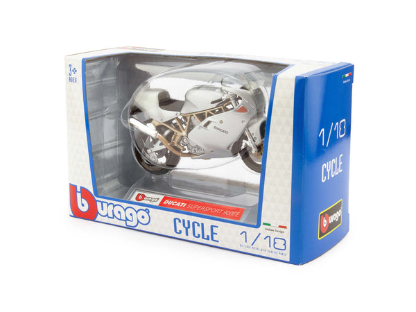 Ducati Supersport 900FE silver - 1:18 Scale Motorbike Model