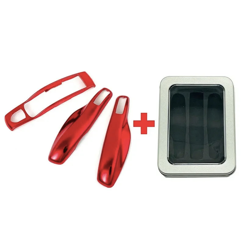 3Pcs Car Smart Remote Key Case Fob Cover Shell for Porsche Panamera Spyder Carrera Macan Boxster Cayman Cayenne 911 970 981 991