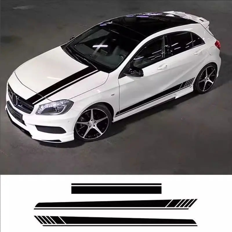 Car Vinyl Stickers Body Bonnet Decals For Audi BMW Mercedes Ford VW Toyota Nissan Kia Renault Hyundai Skoda External Accessories