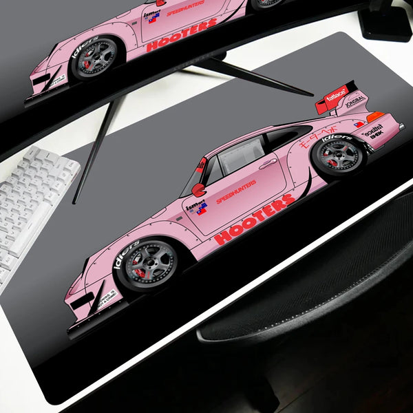 Japan sports car jdm RWB 911 964 933 XXL Mousepad Boy Pad Natural Rubber mousepad Desk Mat Anime Lock edge Mousepad