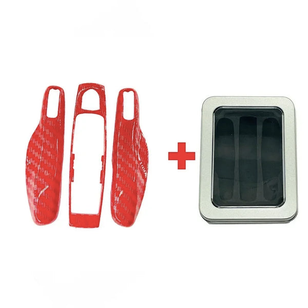 3Pcs Car Smart Remote Key Case Fob Cover Shell for Porsche Panamera Spyder Carrera Macan Boxster Cayman Cayenne 911 970 981 991