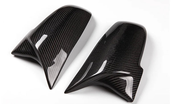 For BMW 1 2 3 4 X Series Rear View Side Mirror Cover F20 F21 F22 F23 F30 F32 F36 X1 E84 F87 M2 Carbon fiber pattern Accessories