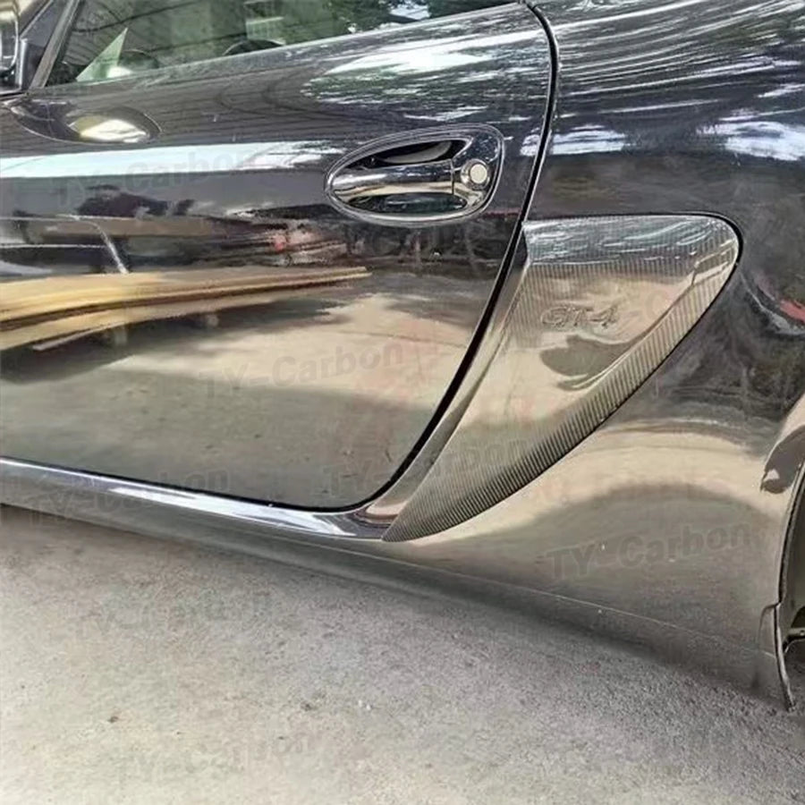 Real Carbon Fiber Side Vent Air Intake Duct Body Parts For Porsche 987 Cayman Boxster Side Vents FRP Bodykit 06-12