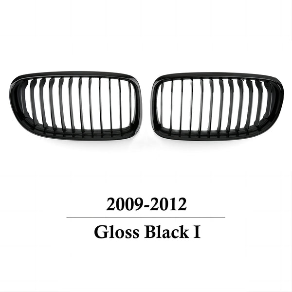 Car Front Gloss Balck Grills Grille Sports Diamond for BMW  E90 E91 Tuning 3 Series 2005-2012 LCI PreLCI