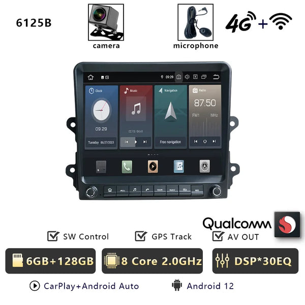 CHSTEK Android13 Car Radio Carplay Navigation For Porsche Cayman Boxster 718 911 918 981 997 Auto Stereo Qualcomm Bluetooth WIFI