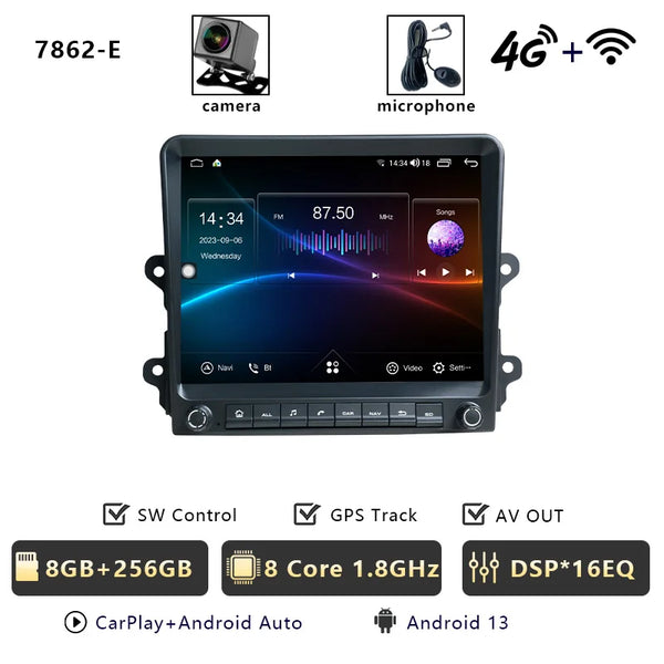 CHSTEK Android13 Car Radio Carplay Navigation For Porsche Cayman Boxster 718 911 918 981 997 Auto Stereo Qualcomm Bluetooth WIFI