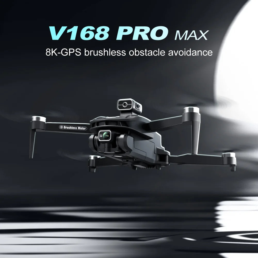 V168Pro Drone 5G GPS Professional 8K HD Aerial Photography Dual-Camera Omnidirectional Original Obstacle Avoidance Drone