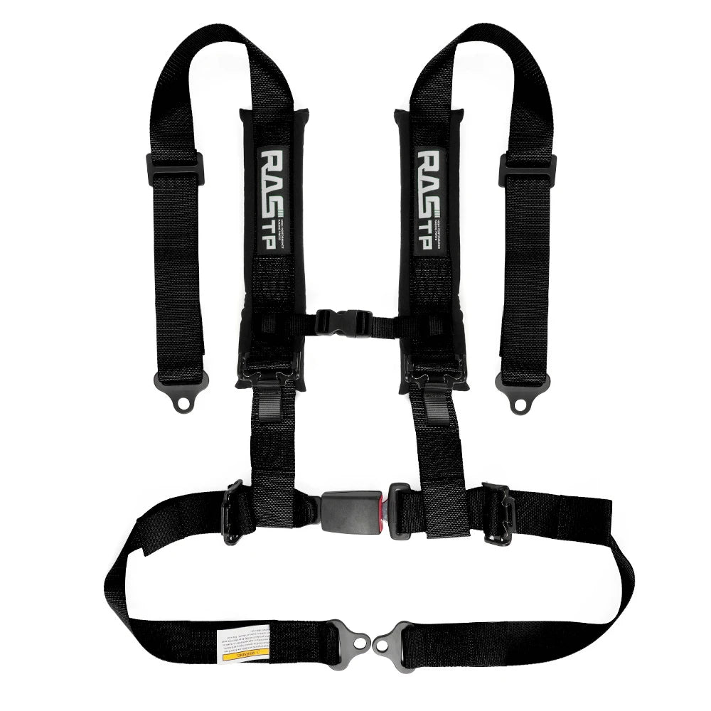 RASTP-Universal Racing Seat Belt 2-inch Four Point With Sponge Bolt Mounting  High Grade Strap Nylon Belts Safety Harness BAG091