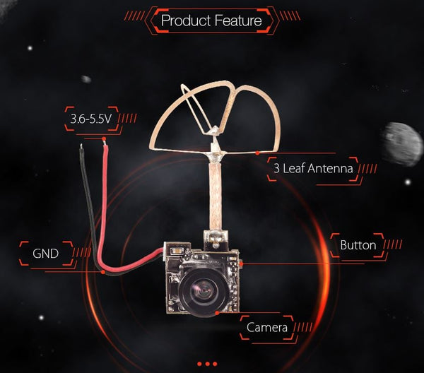 EF-02 FPV AIO Camera with VTX