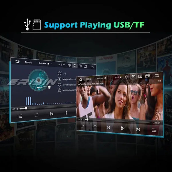 ES8136U 8-Core Universal Double Din Android 10.0 Car Stereo GPS Radio for Nissan 01-14 Almera Juke Micra Maxima Navara Qashqai X-Trail Pathfinder DSP CarPlay DAB+ 4G WiFi Bluetooth