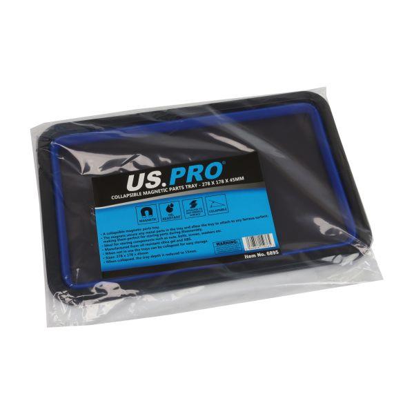 US PRO Tools Collapsible Magnetic Parts Tray - 278 x 178 x 45mm 6895