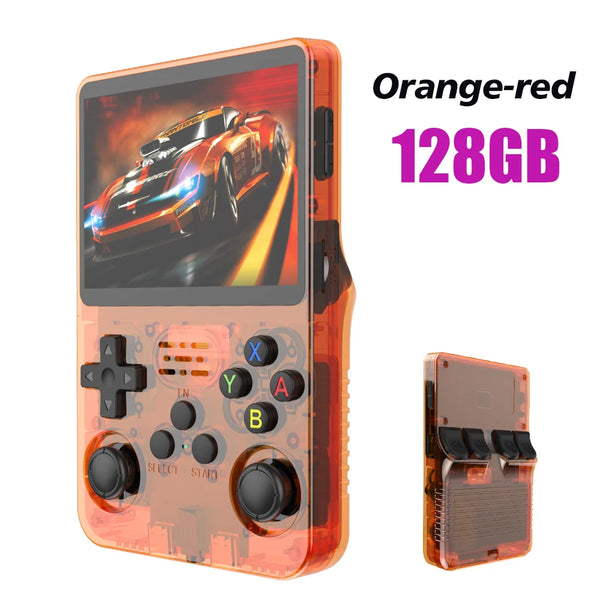 128GB R36S Retro Handheld Video Game Console Linux System 3.5 Inch IPS Screen Portable Pocket Video Player 64GB Games Boy Gift