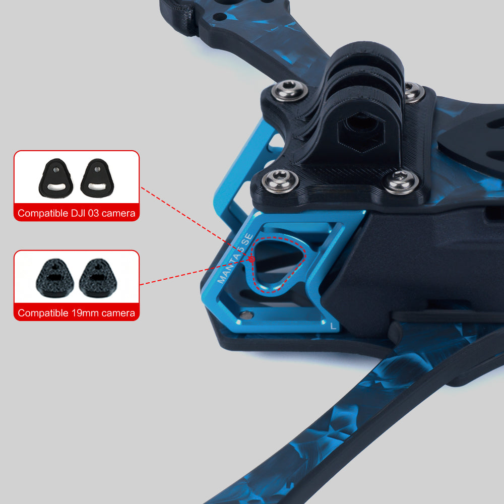 MANTA5 SE Quadcopter FPV Frame Squashed X / O3 / O4L
