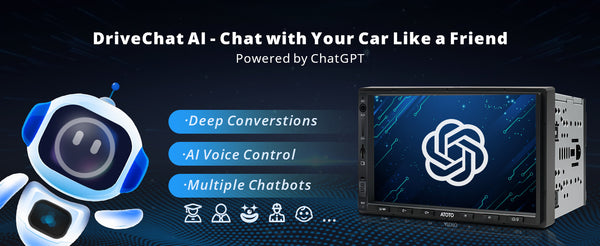 ATOTO X10 ATOTOZONE X10G2A7E 7" Android 8G+128G 2Din Car Stereo, ChatGPT AI Assistant, 4G LTE, Wireless Carplay & Android Auto, Dual Phone Connection & Bluetooth