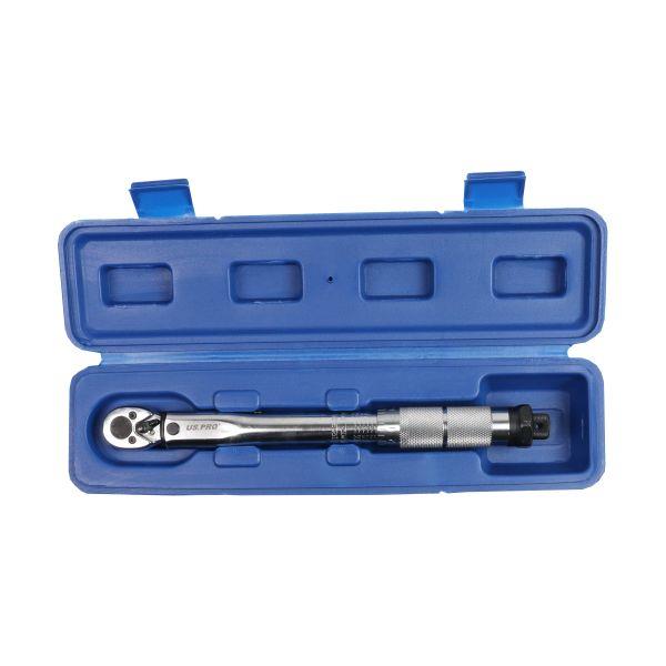 US PRO Tools 1/4" Dr Calibrated Torque Wrench Set 2–24Nm with Cert 6849