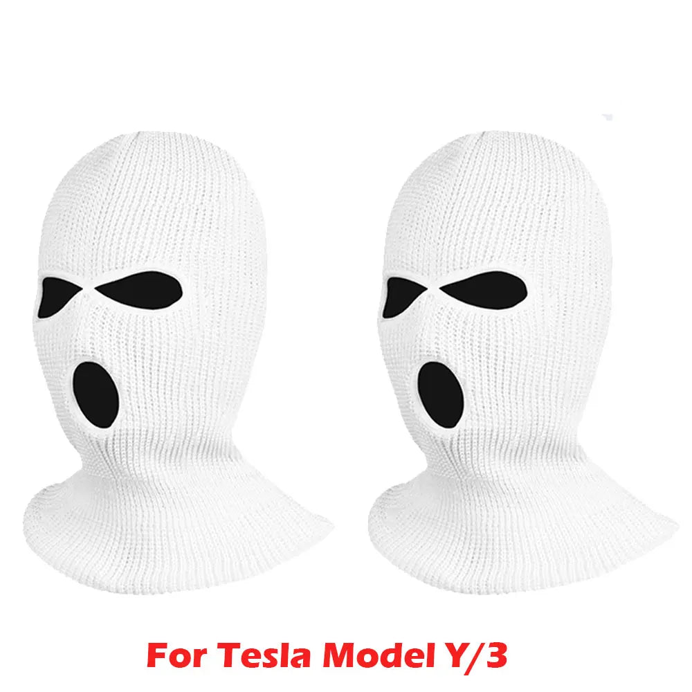 For Tesla Model Y Model 3 Car Seat Headcovering Personality Funny Hats Interior modification accessories Sentinel mode