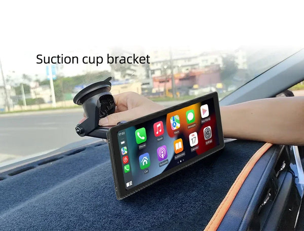 BQCC 10.26 Inch Portable Wireless Carplay Screen HD Rear Reversing Camera Car Radio DVR MP5 Multimedia Video Player Android Auto