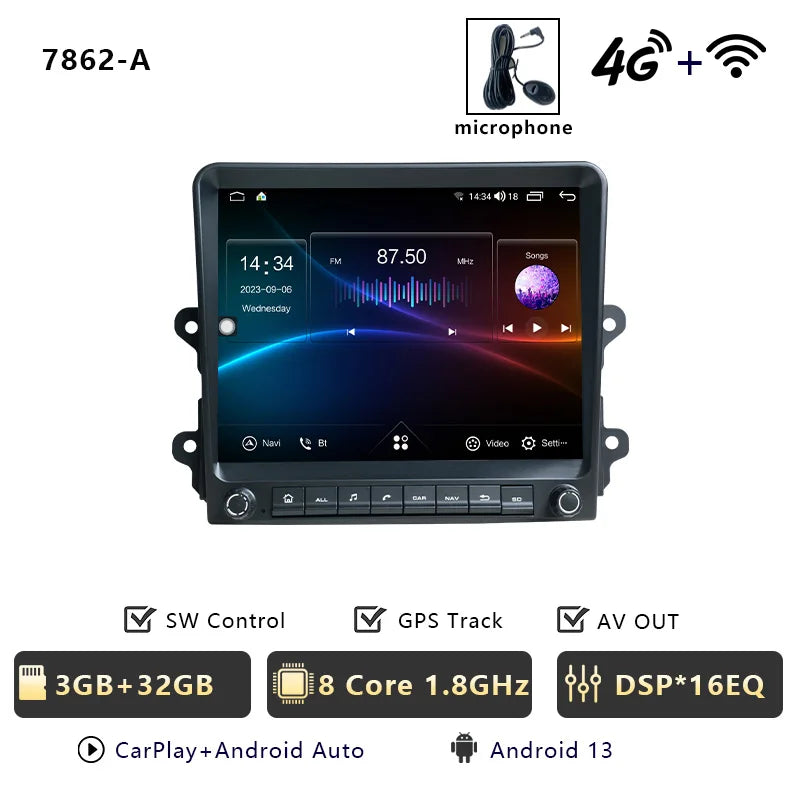 CHSTEK Android13 Car Radio Carplay Navigation For Porsche Cayman Boxster 718 911 918 981 997 Auto Stereo Qualcomm Bluetooth WIFI