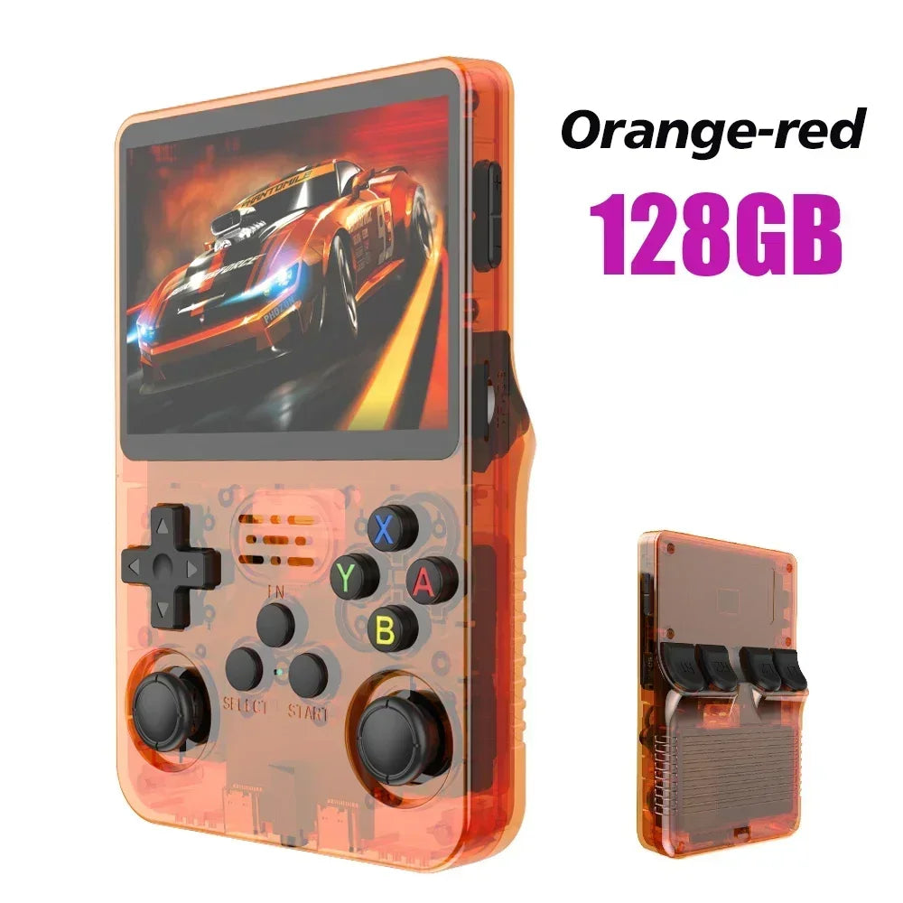128GB R36S Retro Handheld Video Game Console Linux System 3.5 Inch IPS Screen Portable Pocket Video Player 64GB Games Boy Gift