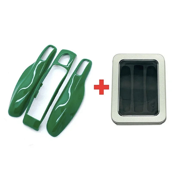 3Pcs Car Smart Remote Key Case Fob Cover Shell for Porsche Panamera Spyder Carrera Macan Boxster Cayman Cayenne 911 970 981 991