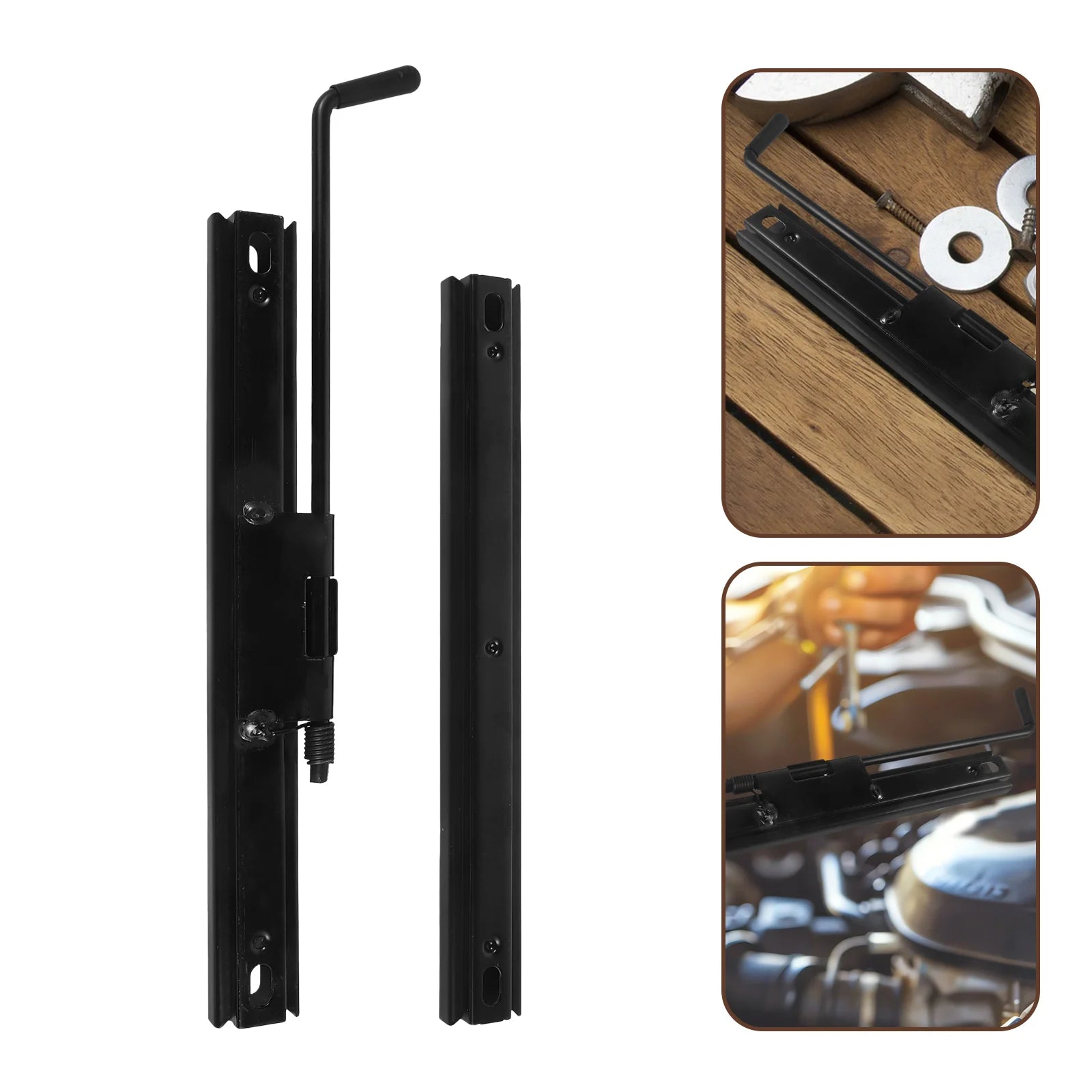 Seat Adjuster Mounting Track Assembly Kit Car Slider Universal Bucket Part Accessory Bracket Rails