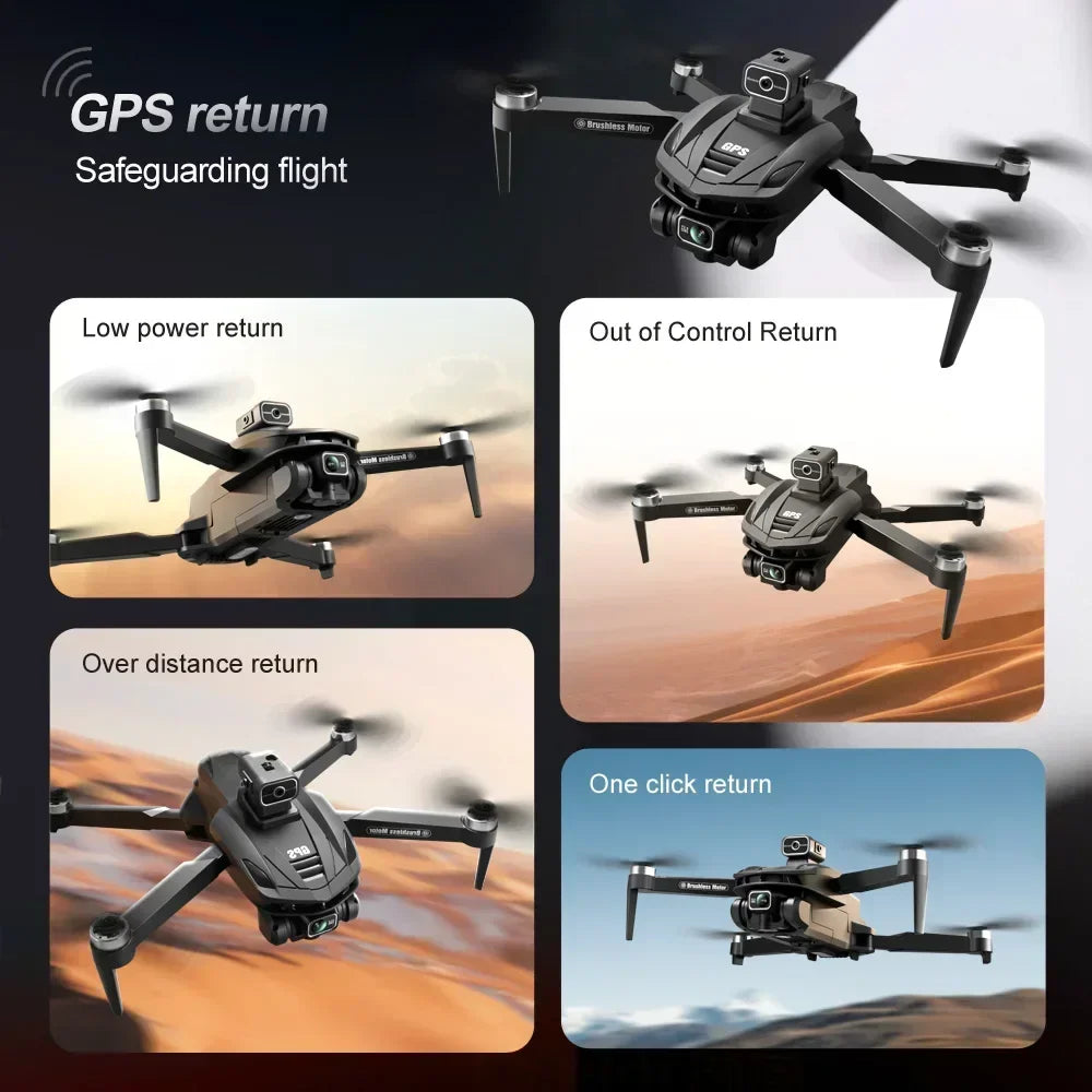 V168Pro Drone 5G GPS Professional 8K HD Aerial Photography Dual-Camera Omnidirectional Original Obstacle Avoidance Drone