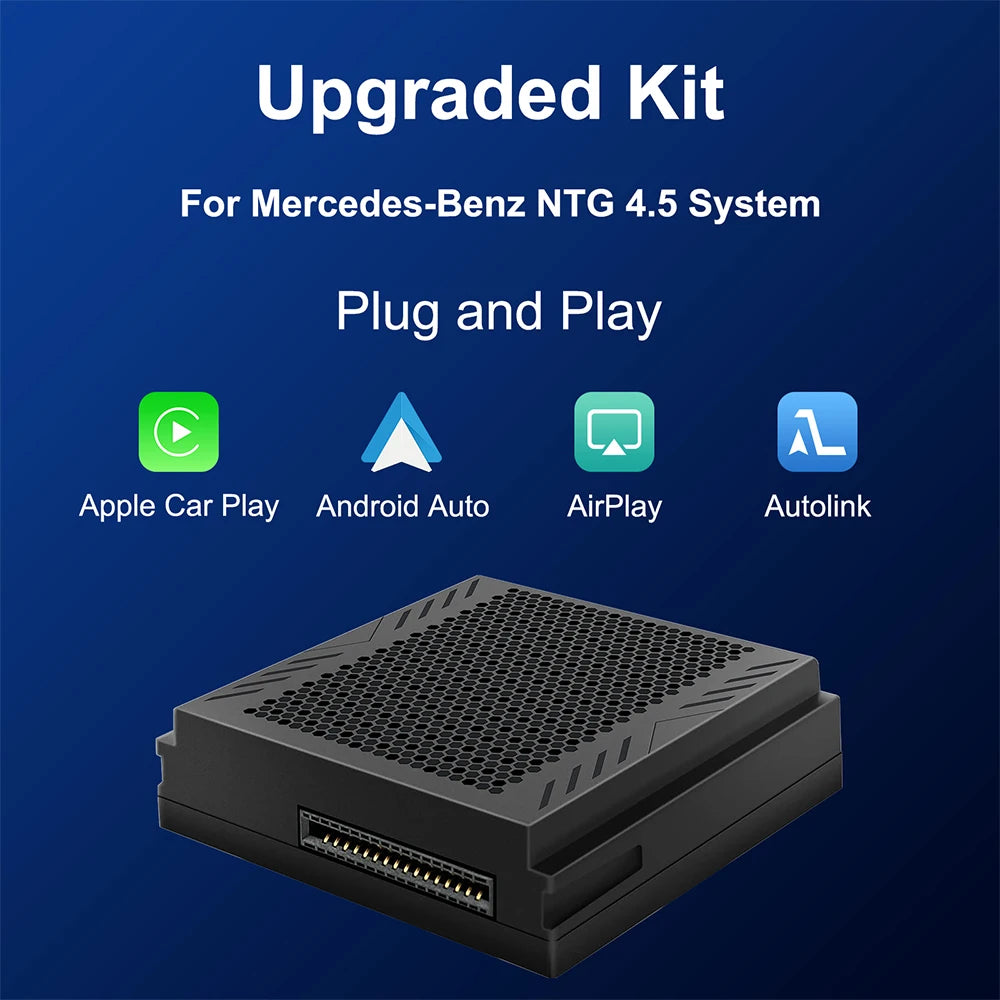 Upgrade Wireless Carplay Suitable For Mercedes Benz A B C E CLA GLA GLK ML Sprinter NTG4.5 Becker Module Android Auto Navigation