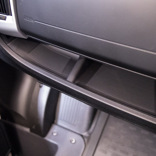 For Peugeot Boxer Lower Dashboard Rubber Inserts/Mats Black RHD