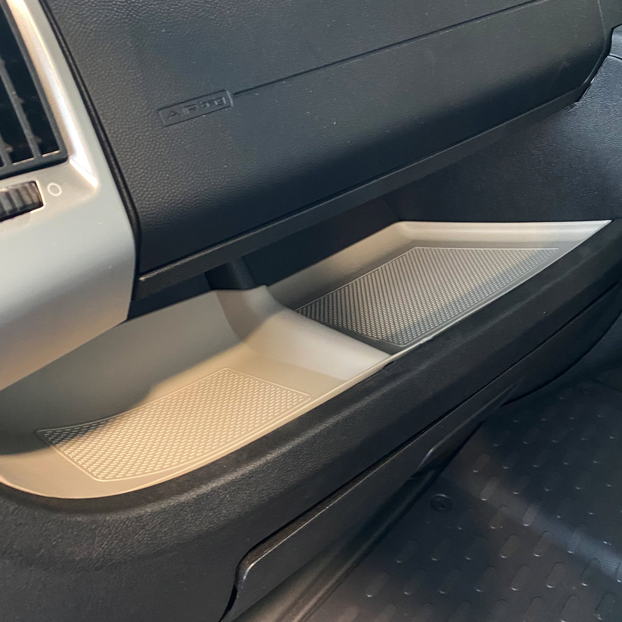 For Citroen Relay Motorhome Lower Dashboard Rubber Inserts/Mats - Light Grey RHD