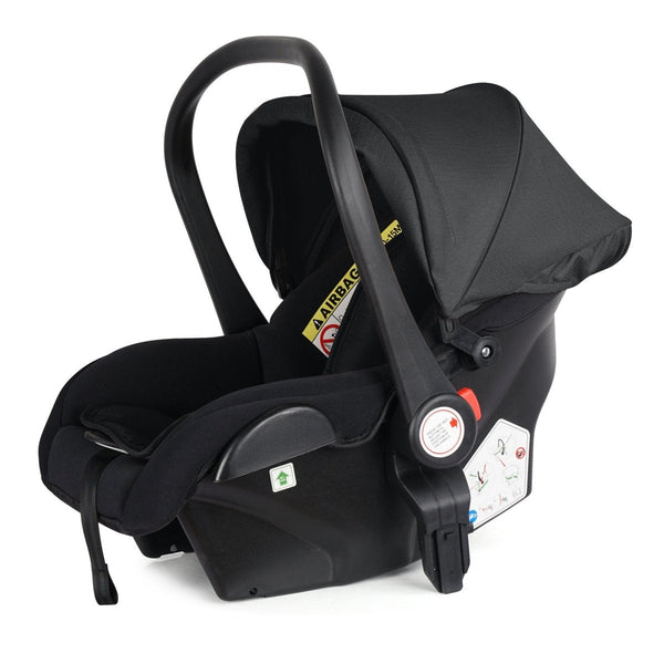 For Your Little One Cruise 3 In 1 Travel System With i-Size Car Seat - Eclipse Black (Free Cupholder / Seat Liner Included!)