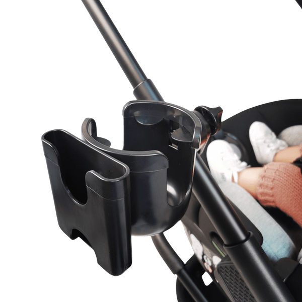 For Your Little One Qubi Infant Car Seat & Stroller 7 Piece Bundle - Eclipse Black
