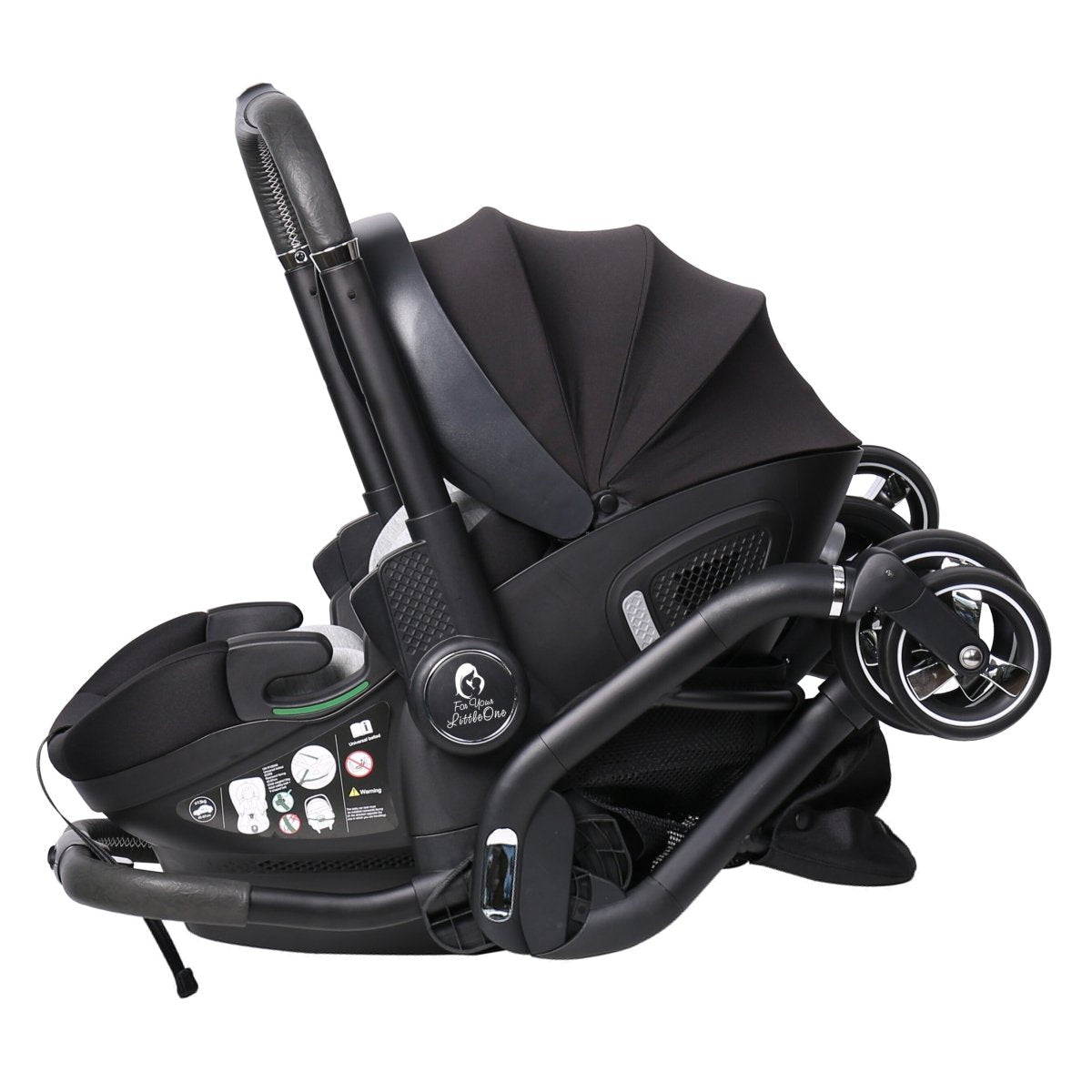 For Your Little One Qubi Infant Car Seat & Stroller - Eclipse Black