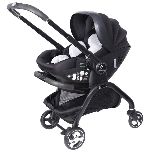 For Your Little One Qubi Infant Car Seat & Stroller - Eclipse Black-Grade A