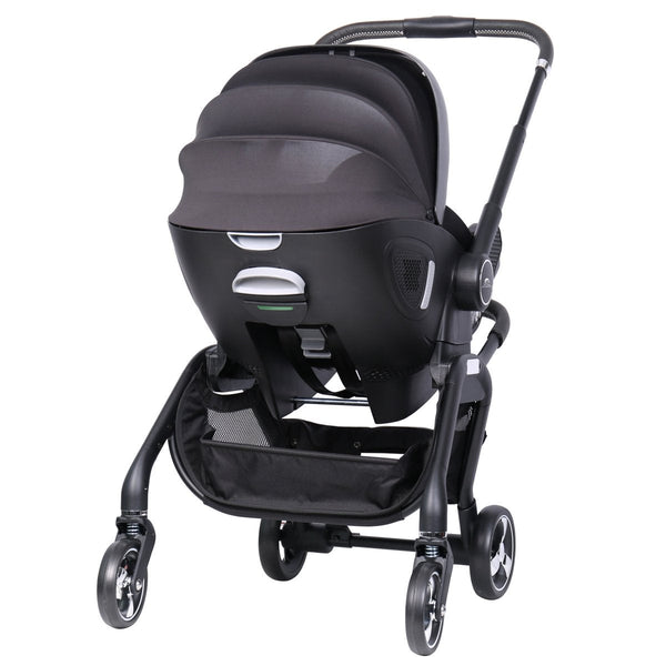 For Your Little One Qubi Infant Car Seat & Stroller - Eclipse Black-Grade A