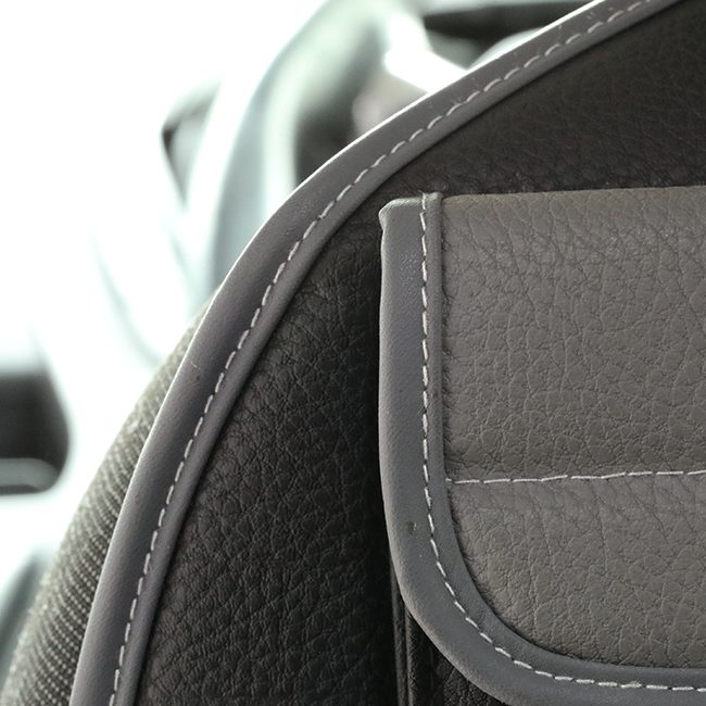 For Ford Transit Custom Double Seat Back Organiser – Premium Leatherette Storage Solution